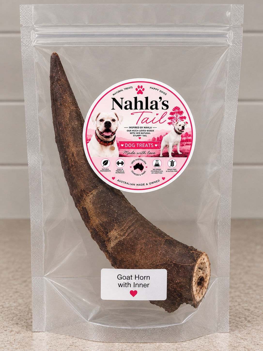 Medium Goat Horn with Inner
